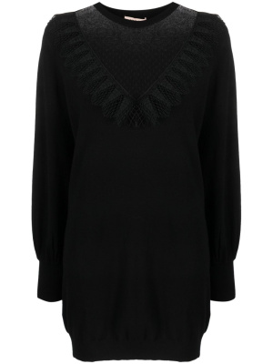 

Mesh-panel knitted jumper, TWINSET Mesh-panel knitted jumper