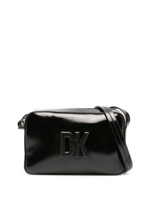 

Logo-plaque leather crossbody bag, DKNY Logo-plaque leather crossbody bag