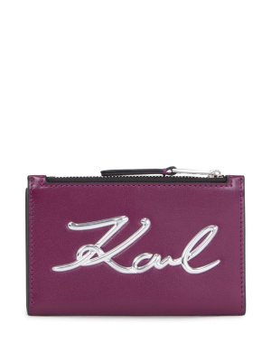 

K/Signature bi-fold wallet, Karl Lagerfeld K/Signature bi-fold wallet