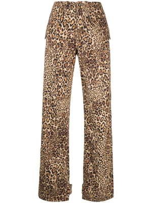 

Leopard-print cargo trousers, ETRO Leopard-print cargo trousers