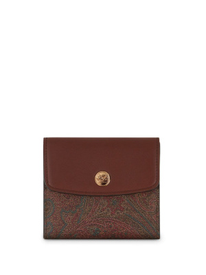 

Paisley-jacquard leather wallet, ETRO Paisley-jacquard leather wallet