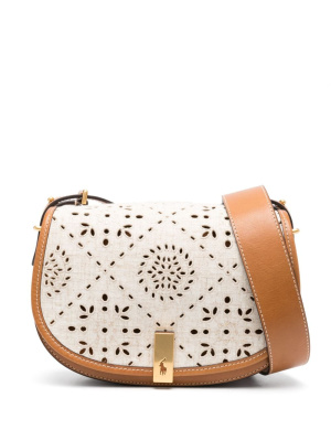 

Eyelet-shell cross-body bag, Polo Ralph Lauren Eyelet-shell cross-body bag