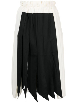 

Cascading-pleat midi skirt, Victoria Beckham Cascading-pleat midi skirt