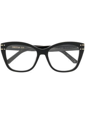 

Signature engraved-logo glasses, Dior Eyewear Signature engraved-logo glasses