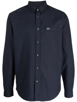 

Logo-patch cotton shirt, Lacoste Logo-patch cotton shirt