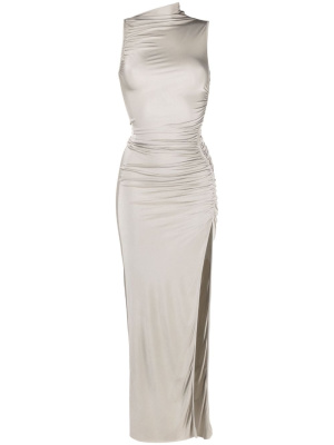 

Ruched sleeveless maxi dress, Rick Owens Lilies Ruched sleeveless maxi dress