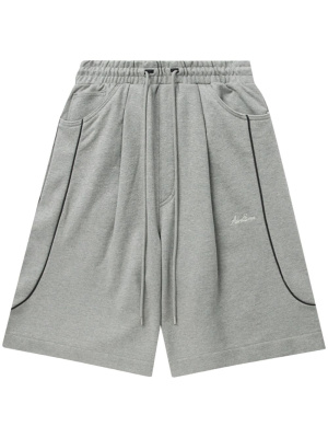 

Logo-embroidered cotton shorts, Ader Error Logo-embroidered cotton shorts