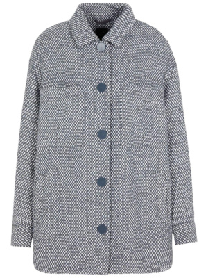 

Grid-pattern shirt jacket, Armani Exchange Grid-pattern shirt jacket
