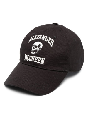 

Embroidered-motif baseball cap, Alexander McQueen Embroidered-motif baseball cap