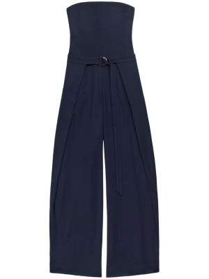 

Strapless layered jumpsuit, AMI Paris Strapless layered jumpsuit