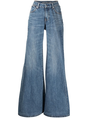

Wide flared stonewash jeans, Alexander Wang Wide flared stonewash jeans