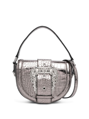 

Baroque-buckle crocodile-effect tote bag, Versace Jeans Couture Baroque-buckle crocodile-effect tote bag