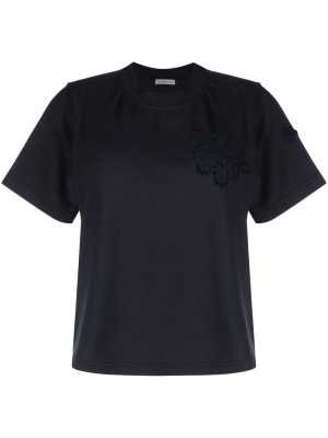 

Logo-embroidered cotton T-shirt, Moncler Logo-embroidered cotton T-shirt