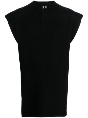 

Cap-sleeves knitted top, Rick Owens Cap-sleeves knitted top
