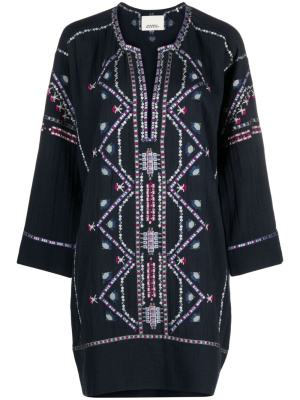 

Chemsi sequin-embellished minidress, ISABEL MARANT Chemsi sequin-embellished minidress