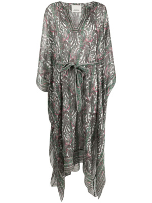

Bagadhi paisley-print kaftan dress, ISABEL MARANT Bagadhi paisley-print kaftan dress