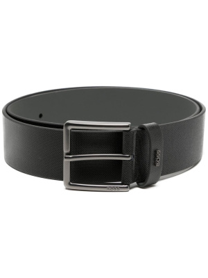 

Leather embossed-logo belt, BOSS Leather embossed-logo belt
