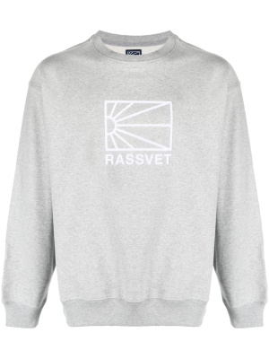 

Logo-print cotton sweatshirt, PACCBET Logo-print cotton sweatshirt