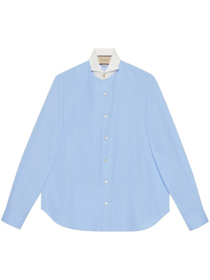 

Contrasting collar boxy shirt, Gucci Contrasting collar boxy shirt
