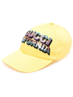 

Sequin-logo baseball cap, Gucci Sequin-logo baseball cap