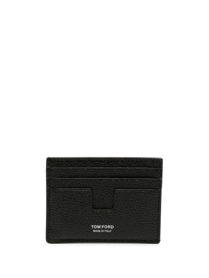 

Embossed-flower leather wallet, TOM FORD Embossed-flower leather wallet