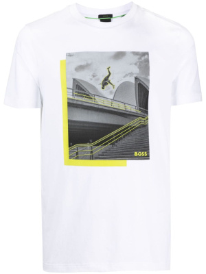

Photographic-print cotton T-shirt, BOSS Photographic-print cotton T-shirt