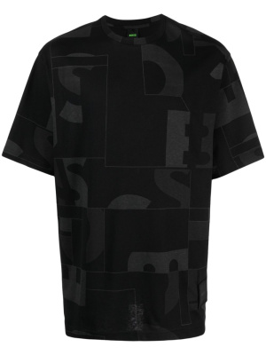 

Logo-print cotton T-shirt, BOSS Logo-print cotton T-shirt