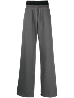 

Double-waist wide-leg track pants, MM6 Maison Margiela Double-waist wide-leg track pants