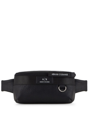 

Debossed-logo belt bag, Armani Exchange Debossed-logo belt bag