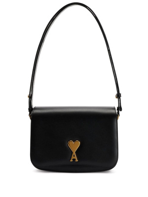 

Logo-plaque shoulder bag, AMI Paris Logo-plaque shoulder bag