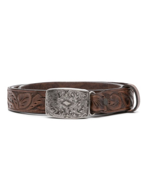 

Coleman embossed leather belt, Polo Ralph Lauren Coleman embossed leather belt