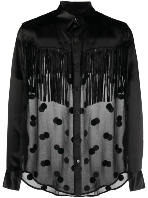 

Western-style sheer shirt, Martine Rose Western-style sheer shirt