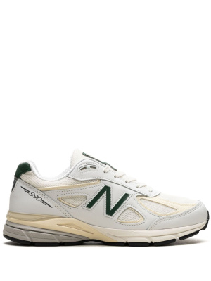 

X Teddy Santis 990V4 Made In USA "White Green" sneakers, New Balance X Teddy Santis 990V4 Made In USA "White Green" sneakers