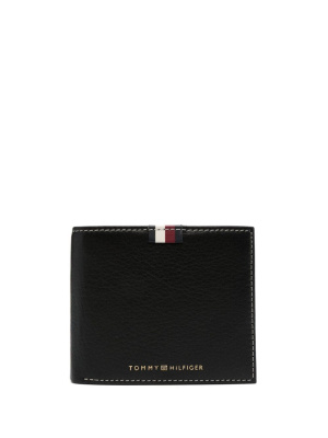 

Logo-stamp leather wallet, Tommy Hilfiger Logo-stamp leather wallet