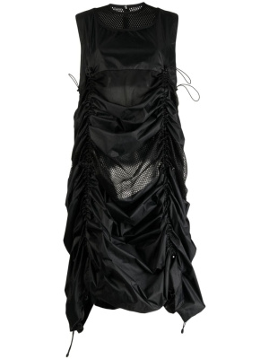 

Ruched A-line midi dress, Junya Watanabe Ruched A-line midi dress