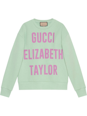 

Elizabeth Taylor cotton sweatshirt, Gucci Elizabeth Taylor cotton sweatshirt