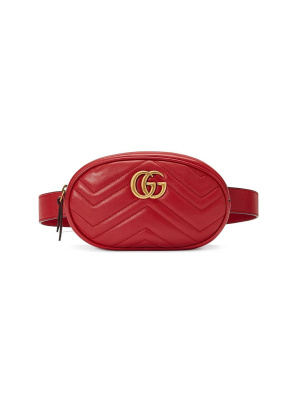 

GG Marmont matelassé belt bag, Gucci GG Marmont matelassé belt bag