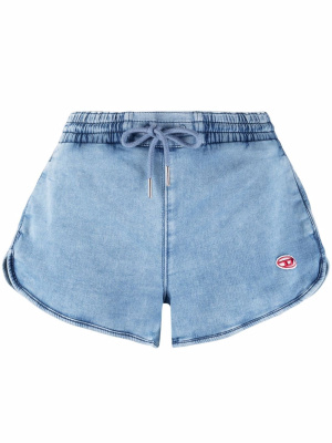 

Logo patch drawstring shorts, Diesel Logo patch drawstring shorts
