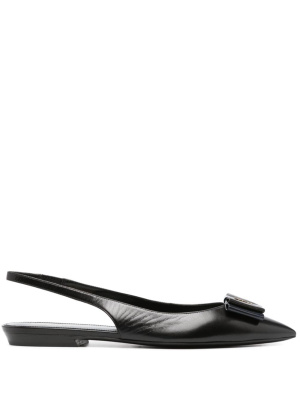 

Anaïs leather slingback ballerina shoes, Saint Laurent Anaïs leather slingback ballerina shoes
