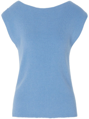 

Boat-neck ribbed knitted top, Emporio Armani Boat-neck ribbed knitted top