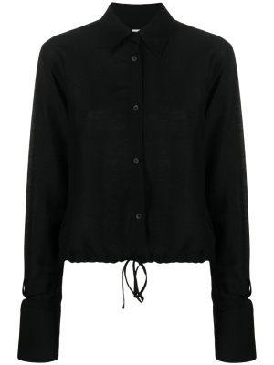 

Long-sleeve drawstring shirt, TOTEME Long-sleeve drawstring shirt
