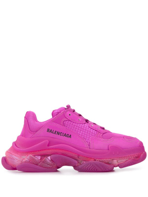 

Triple S clear sole sneakers, Balenciaga Triple S clear sole sneakers