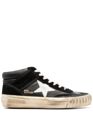 

Mid Star leather sneakers, Golden Goose Mid Star leather sneakers