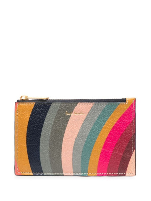 

Swirl zipped leather wallet, Paul Smith Swirl zipped leather wallet