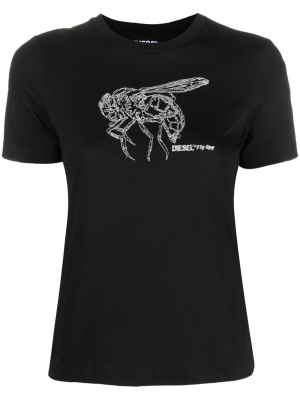 

Graphic-print short-sleeved T-shirt, Diesel Graphic-print short-sleeved T-shirt