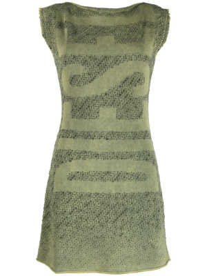 

Logo-jacquard knitted minidress, Diesel Logo-jacquard knitted minidress