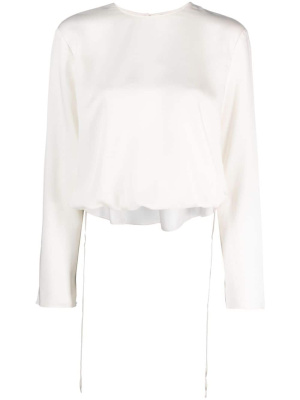 

Belted silk blouse, Theory Belted silk blouse
