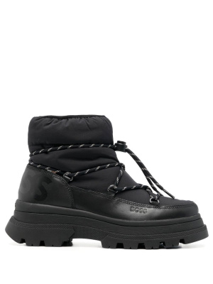 

Logo-print hiking boots, BOSS Logo-print hiking boots
