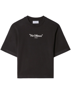 

Slogan-print cotton T-shirt, Off-White Slogan-print cotton T-shirt