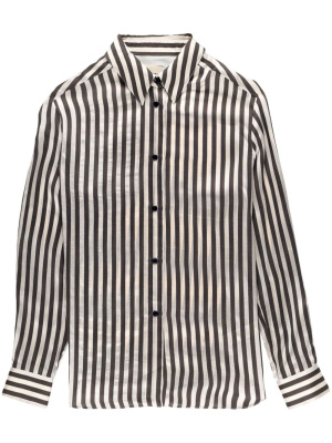 

Argo long-sleeve striped shirt, KHAITE Argo long-sleeve striped shirt